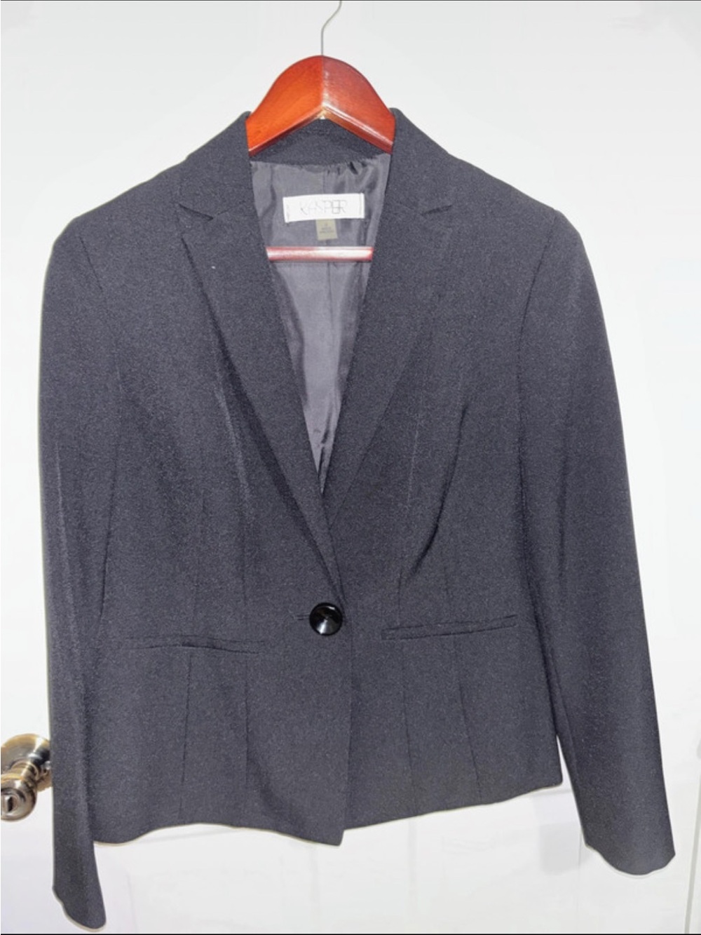 Kasper Women's 1-Button Blazed
